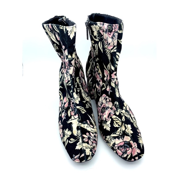 Cato Shoes - Floral high heel boots size 10